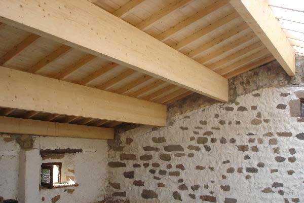 Poutre Lamellées collées pour Charpente