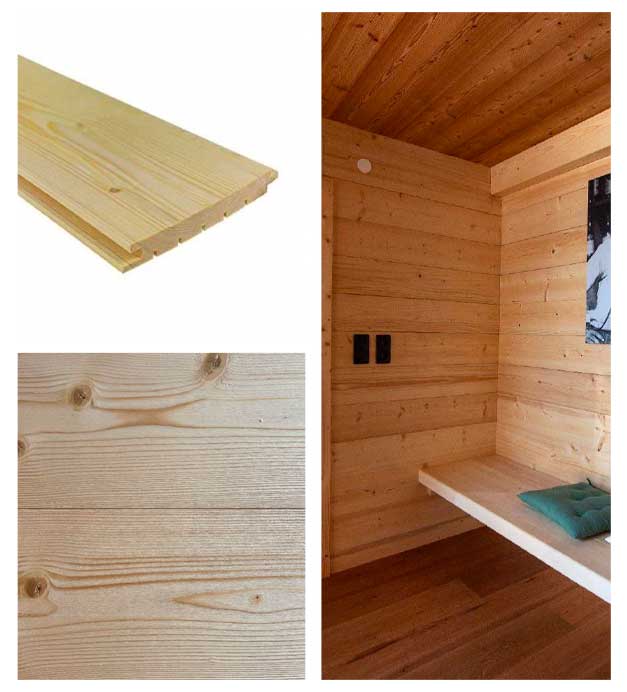 Lames Epicéa éclaté brossé