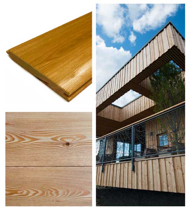 Lames Mélèze brossé