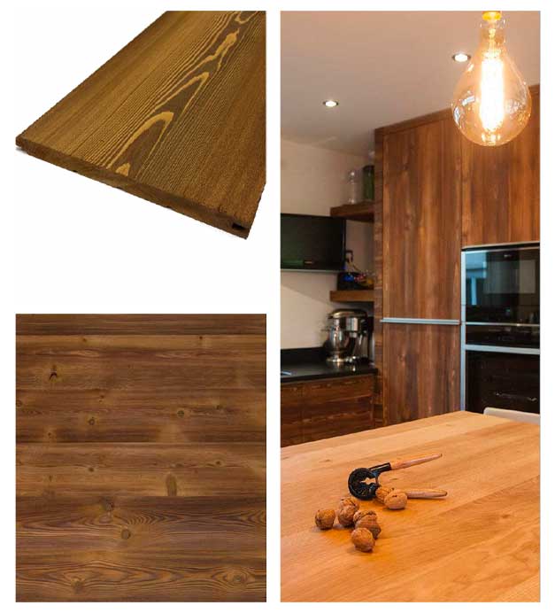 Lames Mélèze thermo / brossé