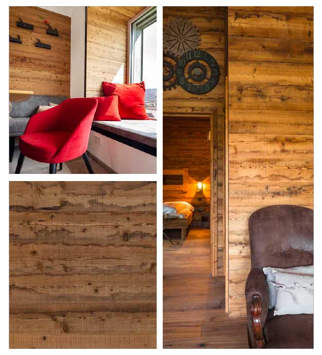 Lames Mélèze thermo / scié fin