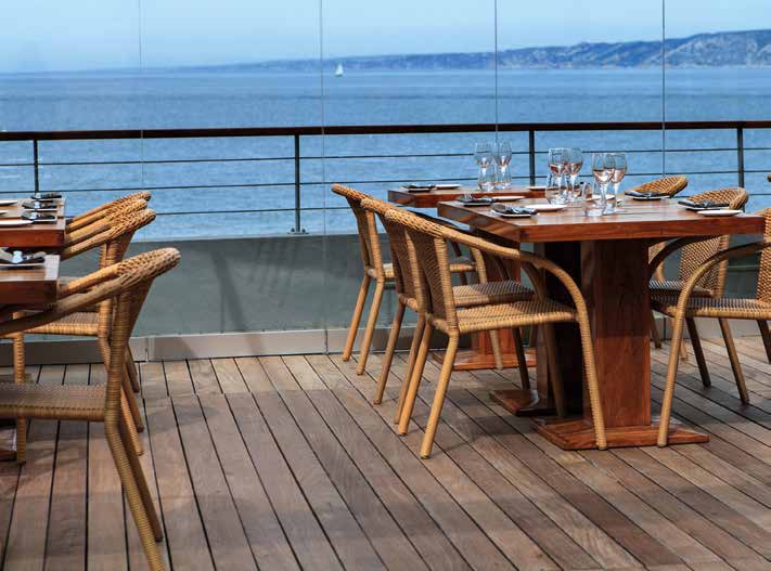 Terrasse d'un restaurant