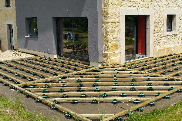 Terrasse en construction