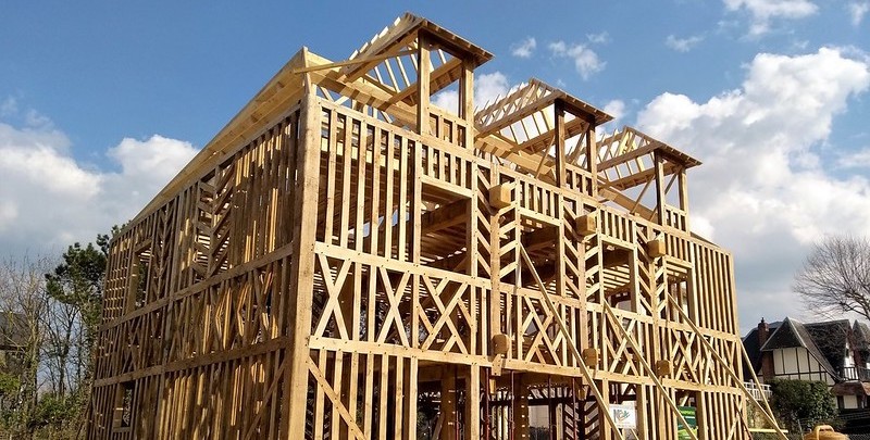 Chassi de construction d'une maison