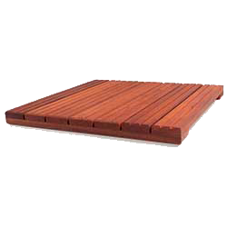 Dalle caillebotis Padouk