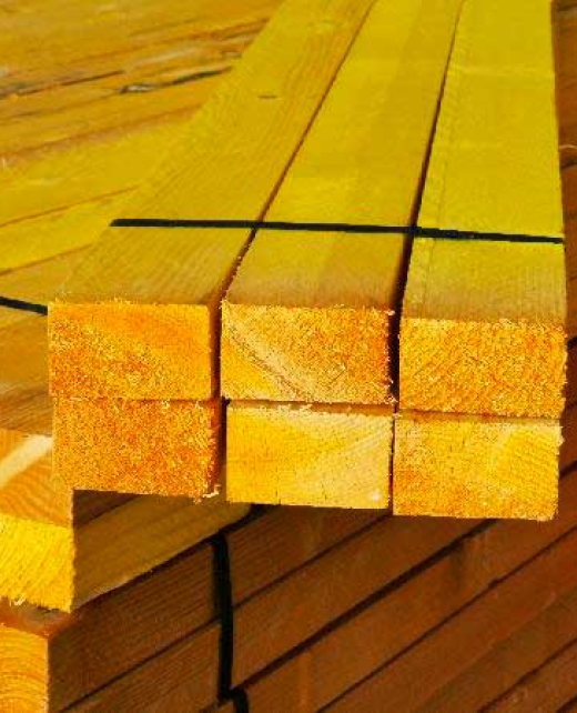 Chevrons en bois
